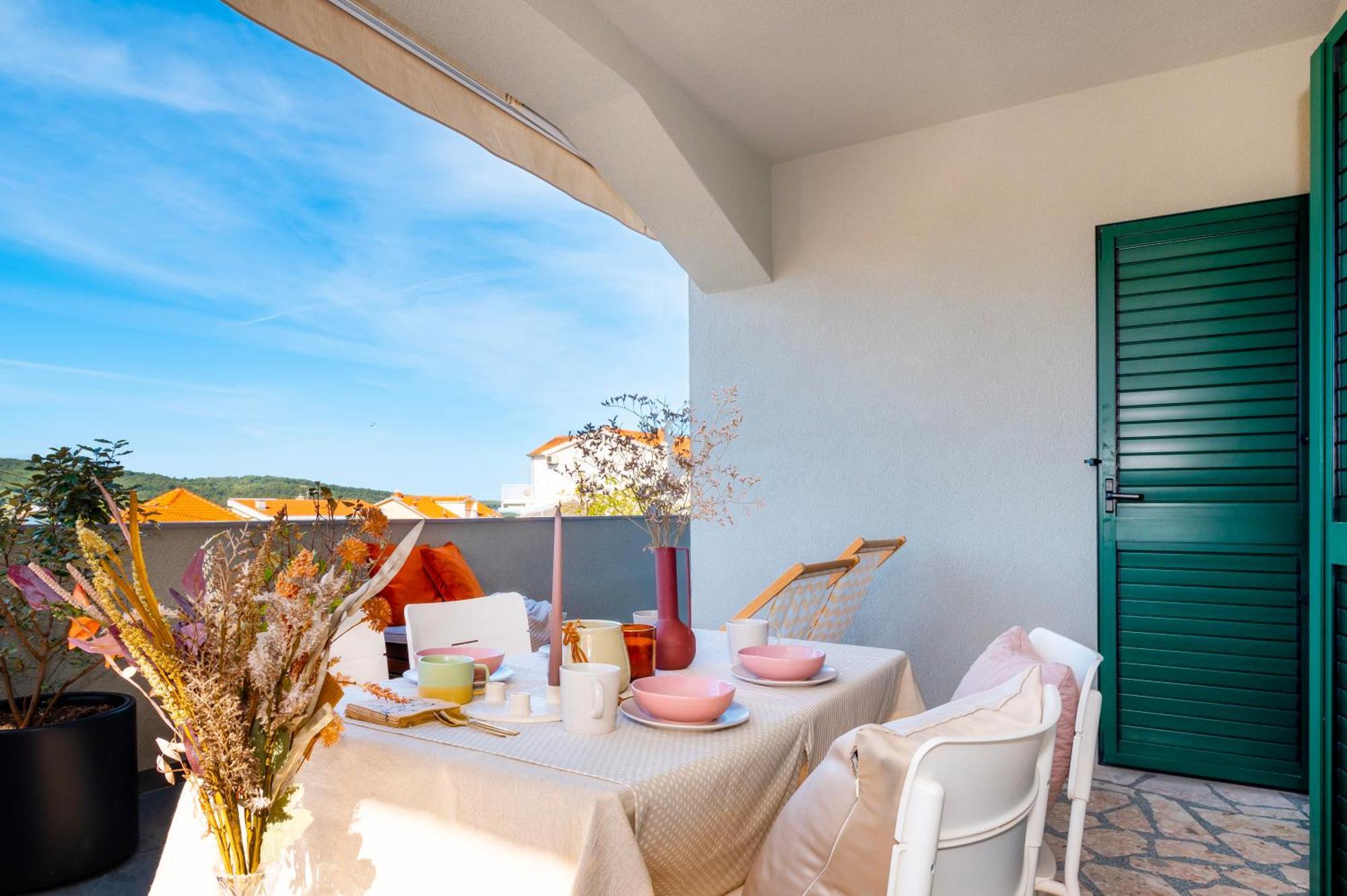 Ojra New Apartment With Seaview Sibenik Bagian luar foto